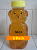 SAVE 35% -6pk Sage Honey 6 x 12oz btls.